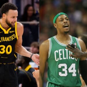 Stephen Curry (Left) and Paul Pierce (Right)