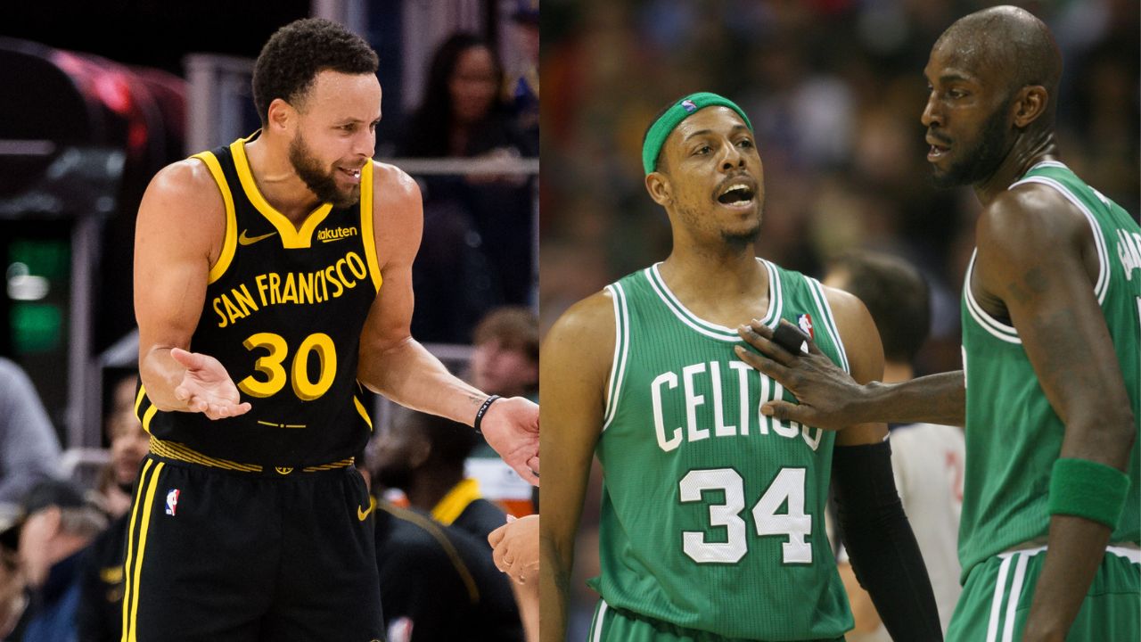 Stephen Curry (Left) and Paul Pierce (Right)