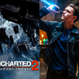 An image showing Mark Wahlberg with Tom Holland for Uncharted 2