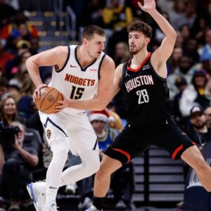 Unamused Nikola Jokic Gets 'Caught' Not Giving Alperen Sengun's Joke The Time Of Day