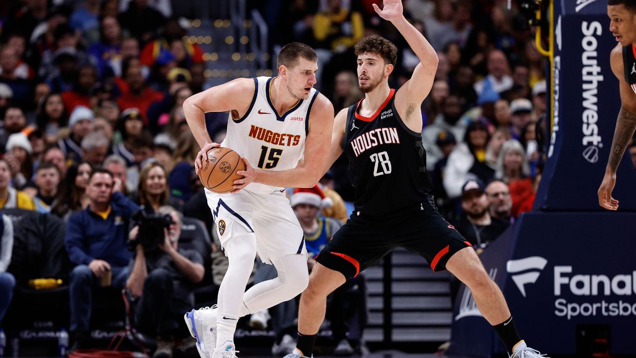 Unamused Nikola Jokic Gets 'Caught' Not Giving Alperen Sengun's Joke The Time Of Day