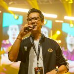 Sukamal Pegu at the conclusion of the Valorant Convergence 2023 giving a heartwarming speech