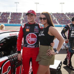 Who is JGR star Christopher Bell's wife, Morgan Kemenah? Details about their marriage and family