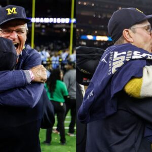 When Jim Harbaugh Didn't Have a Question After Nation Championship Win, 'Hyped Up' Jack Harbaugh Stepped in to Steal the Show