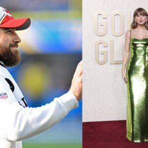 Swifties Believe Taylor Swift Sneakily Made Travis Kelce Witness the Golden Globes Award Ceremony Live