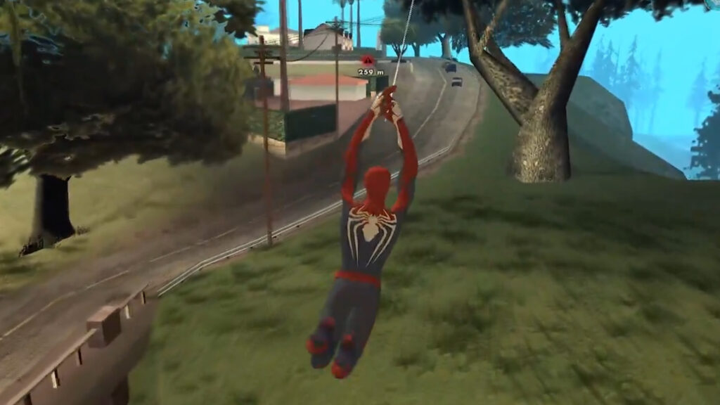 Marvel's Spider-Man in GTA San Andreas