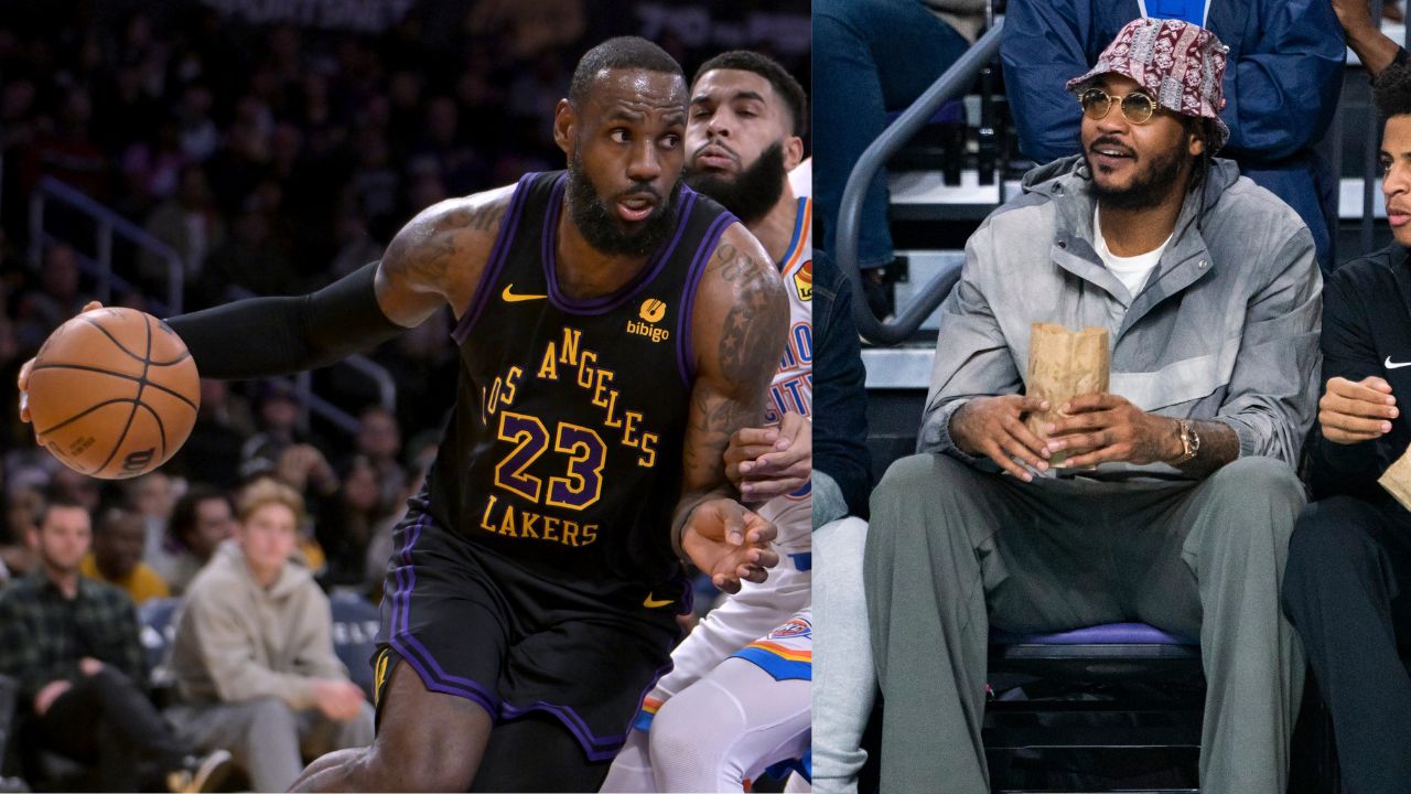 Elaborating on 'Young' LeBron James' Passiveness, Carmelo Anthony Harps on How Narratives Have Led to 'The King' Not Being Considered a Bucket Getter