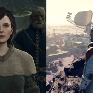 An image showing characters from Dragon's Dogma 2 and Starfield