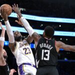 "Looked Like Dr J From The 70s": LeBron James' Poster On Paul George Has Lakers Legend James Worthy Calling It The 'Dunk Of The Century'