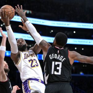 "Looked Like Dr J From The 70s": LeBron James' Poster On Paul George Has Lakers Legend James Worthy Calling It The 'Dunk Of The Century'