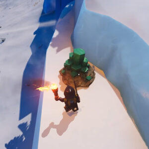 An image showing Malachite in Lego Fortnite which can be made into slab using Stone Breaker