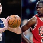 Nikola Jokić (left) and Michael Jordan (right)