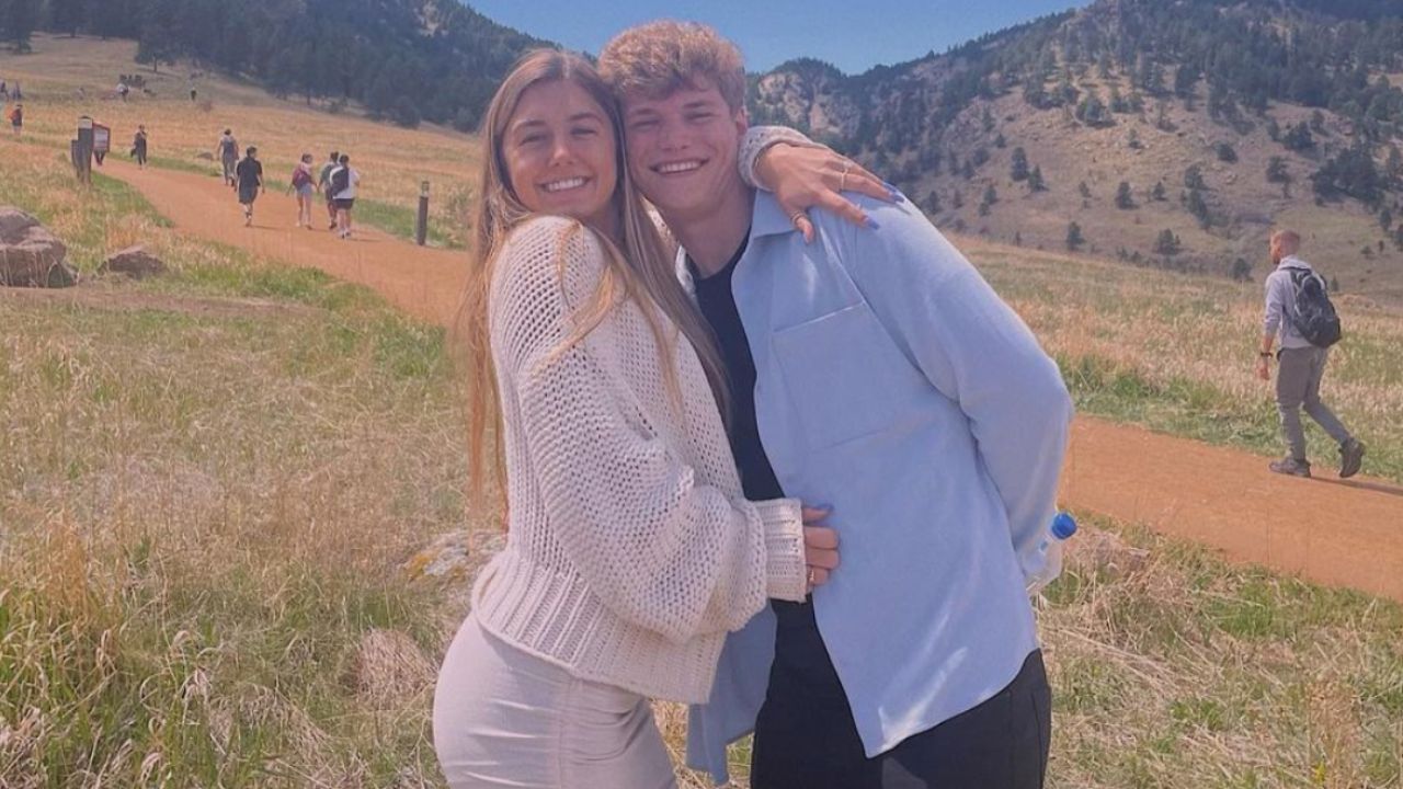 JJ McCarthy and Katya Kuropas