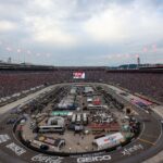 Sep 16, 2023; Bristol, Tennessee, USA; General view before the Bass Pro Shops Night Race at Bristol Motor Speedway. Mandatory Credit: Randy Sartin-USA TODAY Sports