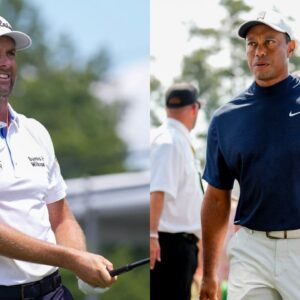 Tiger Woods and Webb Simpson