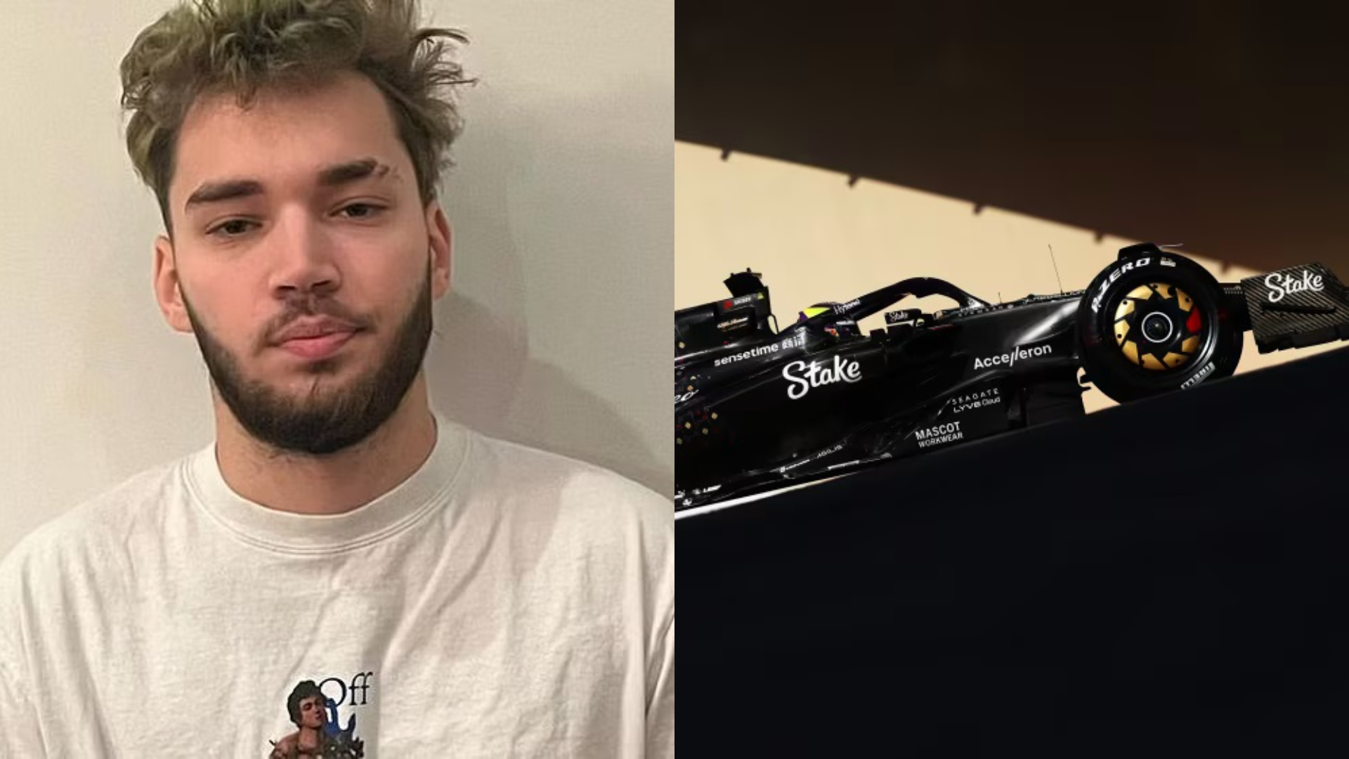 Adin Ross react to Stake F1