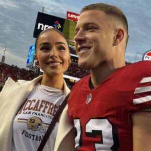 "You Are Our Only Hope Against Taylor Swift": Christian McCaffrey & Olivia Culpo Sharing Passionate Kisses After Title Win Delights NFL Fans