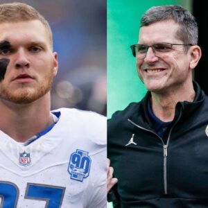 Michigan Alum Aidan Hutchinson Reveals Coach Jim Harbaugh "Slaps the Sh*t Out Of" His Quarterbacks Before Games