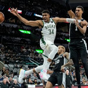 'Trolling' Giannis Antetokounmpo, Victor Wembanyama Flexes Securing The Game Ball After Dropping A Triple Double On The Pistons