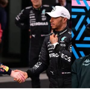 Life-Sized Cardboard Cutouts of Lewis Hamilton and Max Verstappen Decorate Pierre Gasly’s Garage