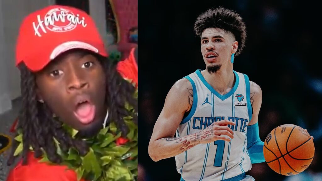 Kai Cenat received all of Puma X LaMelo Ball collaboration shoes, gifted by LaMelo himself.