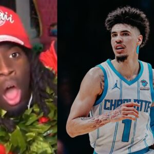 Kai Cenat received all of Puma X LaMelo Ball collaboration shoes, gifted by LaMelo himself.