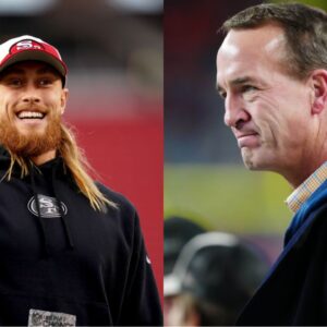 Watch George Kittle Embarrass Himself After Losing Bet to Peyton Manning