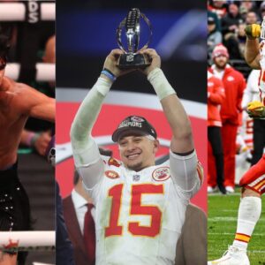 Ryan Garcia Celebrates as Chiefs' Patrick Mahomes and Travis Kelce Guide Team in Super Bowl Quest