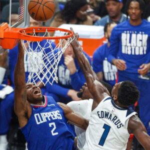 "Yoooo": Anthony Edwards Calling Kawhi Leonard Old During Timberwolves-Clippers Has Bones Hyland In Splits