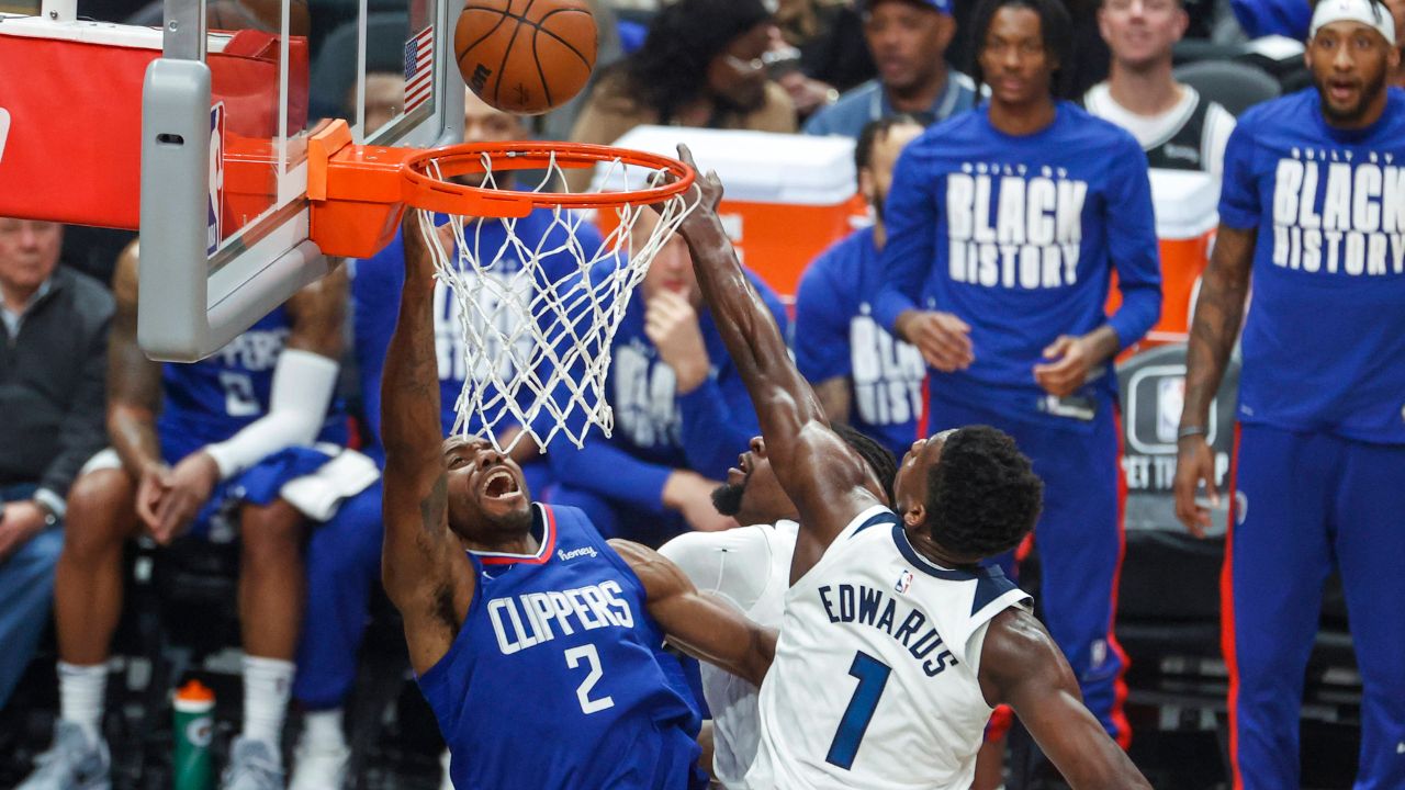 "Yoooo": Anthony Edwards Calling Kawhi Leonard Old During Timberwolves-Clippers Has Bones Hyland In Splits