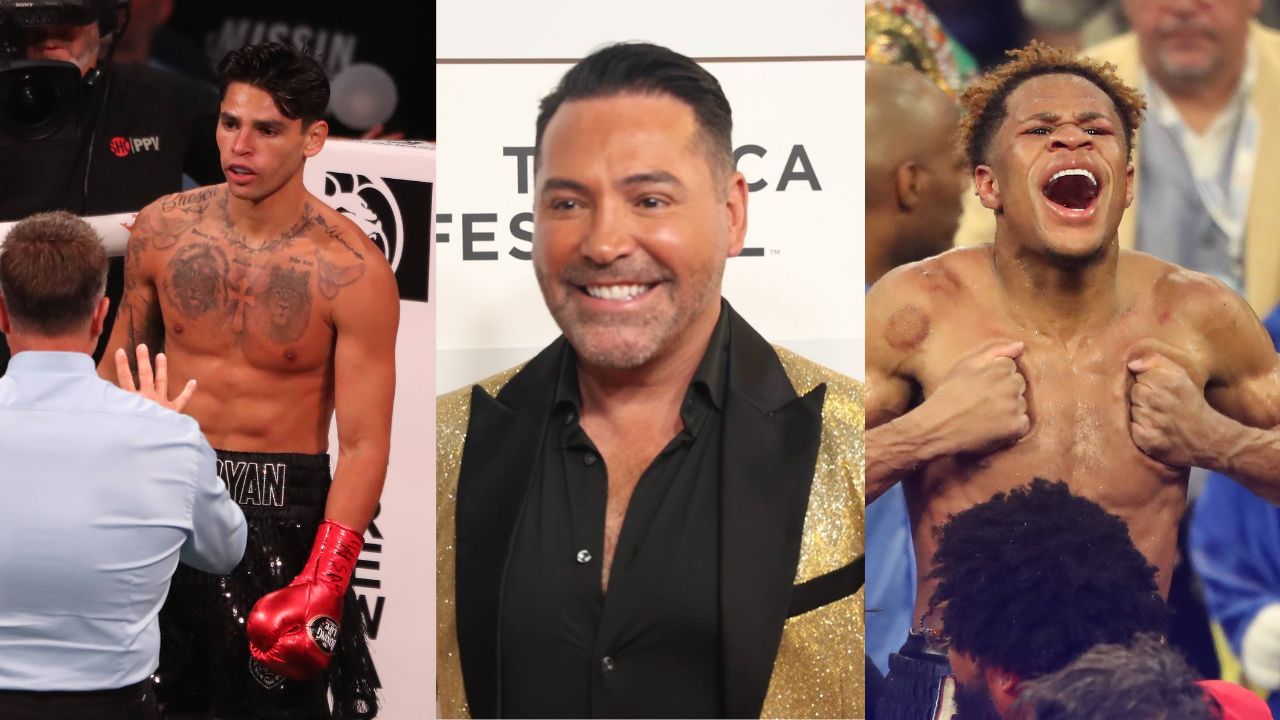Oscar De La Hoya Claims Ryan Garcia vs. Jose Ramirez ‘Happening’, Amidst Floyd Mayweather Drops Rolly Romero Fight Poster