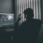 Person using a computer