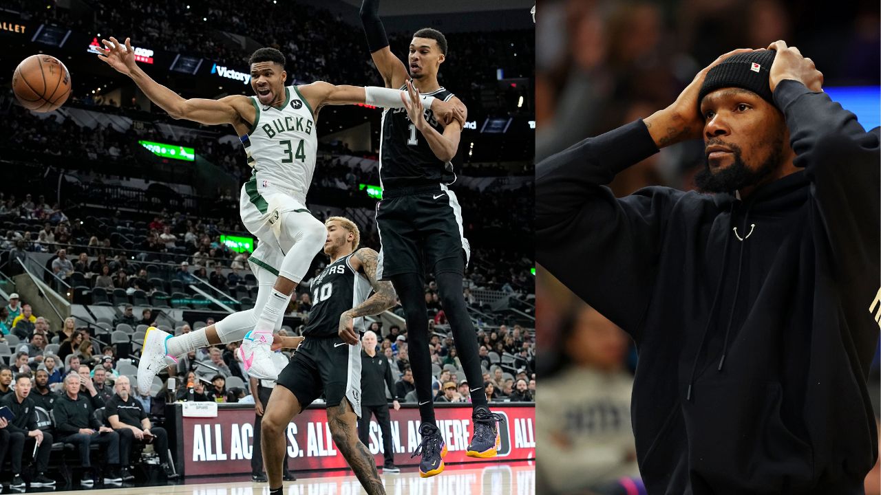 'Ignoring' Giannis Antetokounmpo, Victor Wembanyama Catches Flack For Treating Kevin Durant Differently