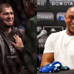 Real Madrid Superfan Khabib Nurmagomedov Pictured Hugging Legend Roberto Carlos