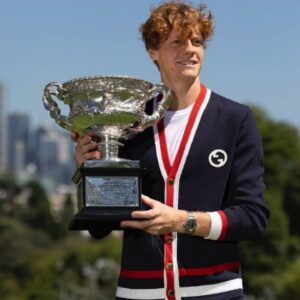 How Much Does Jannik Sinner's Australian Open Photoshoot Gucci Cardigan Cost & Where You Can Buy One?