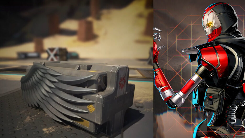 An image showing Apex Legend $360 death box and Season 18 cover