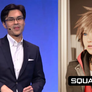 An image showing Takashi Kiryu of Square Enix who proposes the use of AI