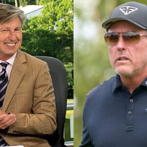 Brandel Chamblee and Phil Mickelson