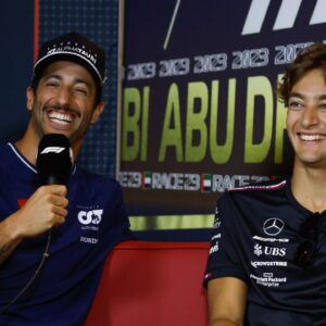 George Russell Races Back to Daniel Ricciardo’s Hilarious Viral Moment in Pre-Season Training Grind