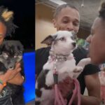 IShowSpeed barks at and scares a fans dog