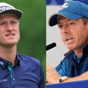 Adrian Meronk and Rory McIlroy