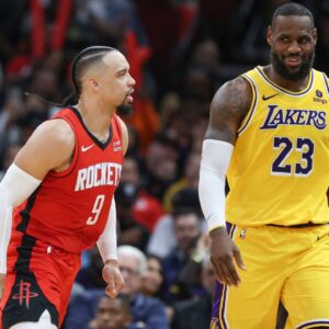 "You're A Pu**y": LeBron James And Jarred Vanderbilt Getting Heckled By Dillon Brooks Gets Leaked