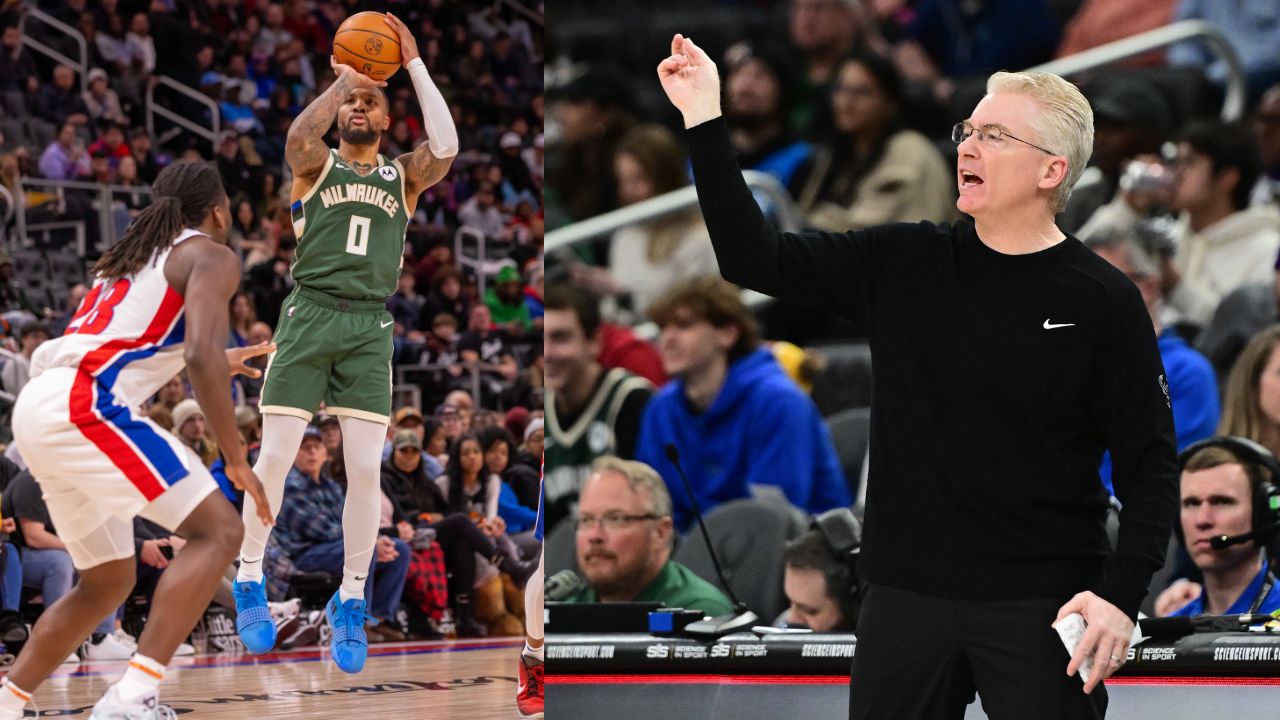 "That's F**king Bulls**t": Bucks Interim HC Joe Prunty Couldn't Believe Damian Lillard Had His And-1 Jumper Called Off By The Refs