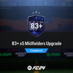 EA FC 24 83+ x5 Midfielders Upgrade SBC