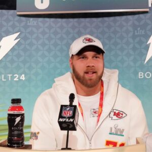 Kansas City Veteran OT Tries Super Hard to Reign it in After LA Chargers Social Media Team Put This Out