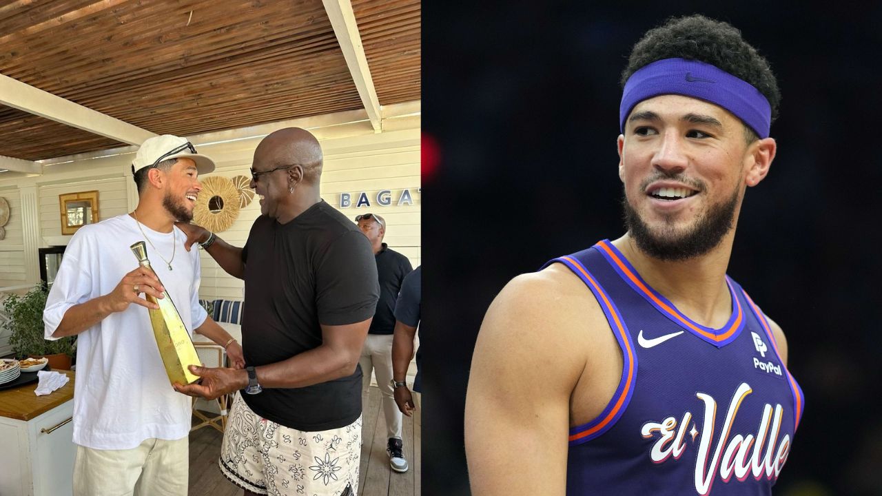 Seemingly Highlighting His Favorite 2023 Moment, Devin Booker Shows Off Michael Jordan Meet-Up While On Vacation In St Tropez