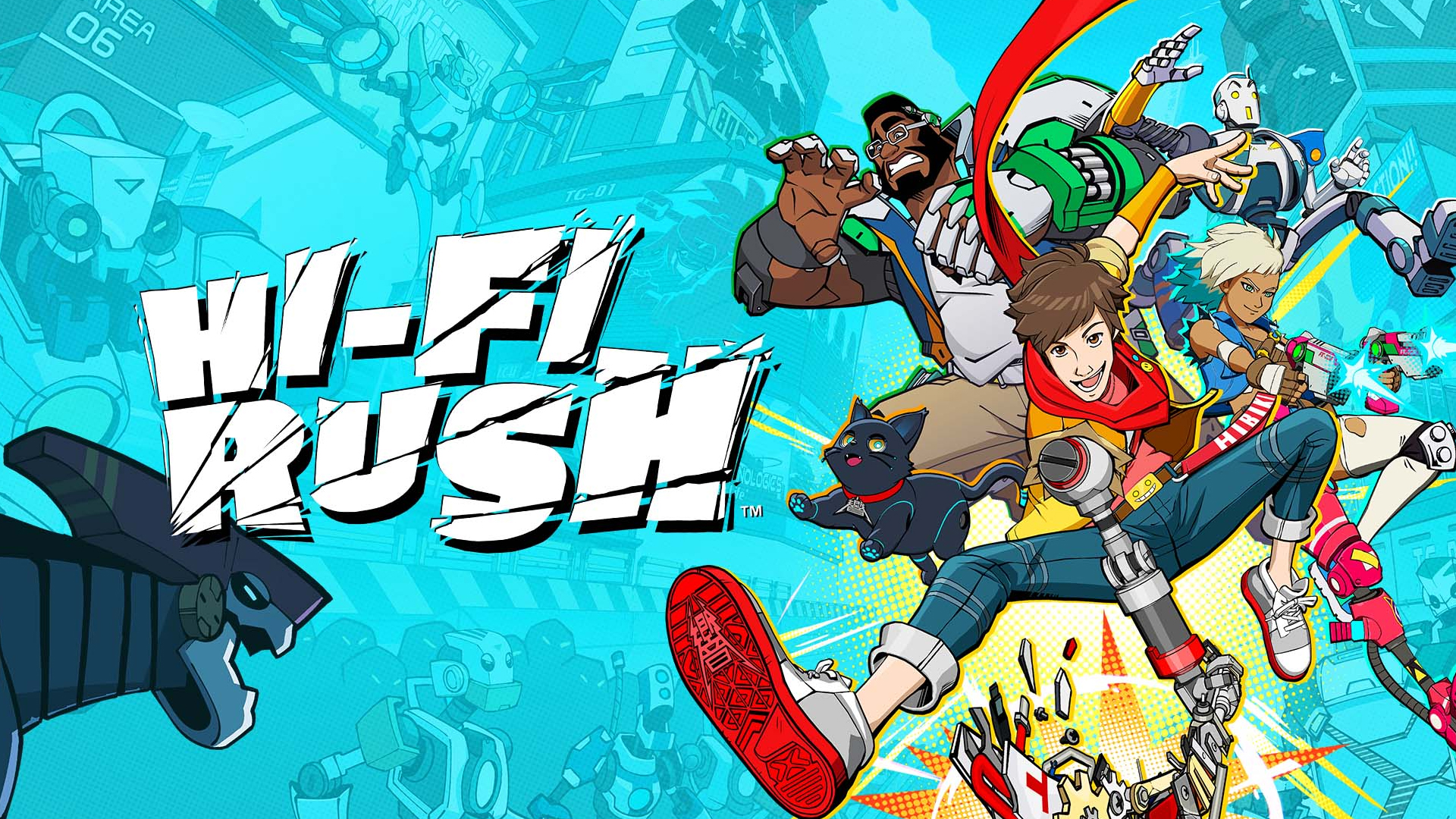 An image showing main cover of Hi-Fi Rush