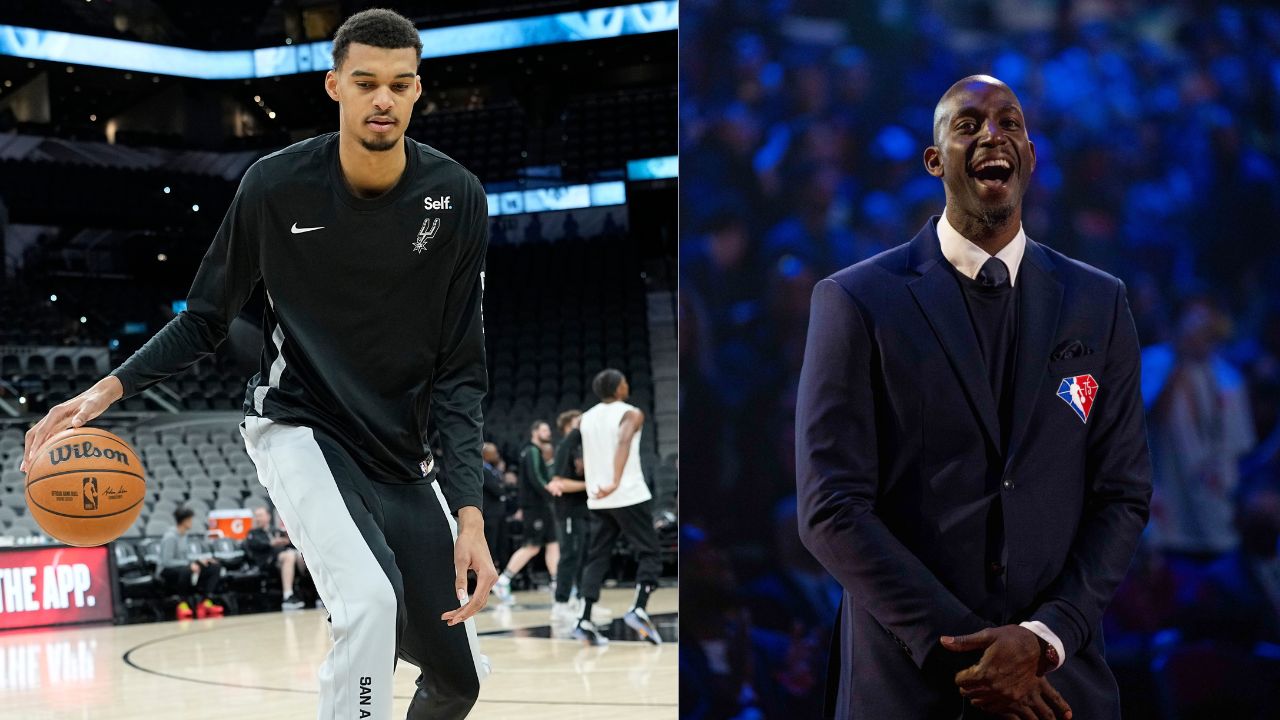 Nicknamed 'Baby' Victor Wembanyama, 7'3 High School Prospect Has Kevin Garnett 'Bracing Himself': "Here We Go It's Starting"