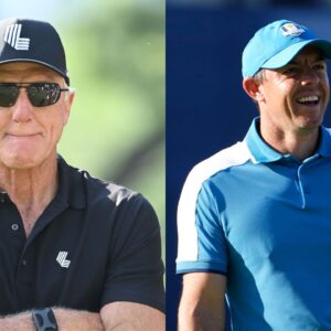 Greg Norman and Rory McIlroy