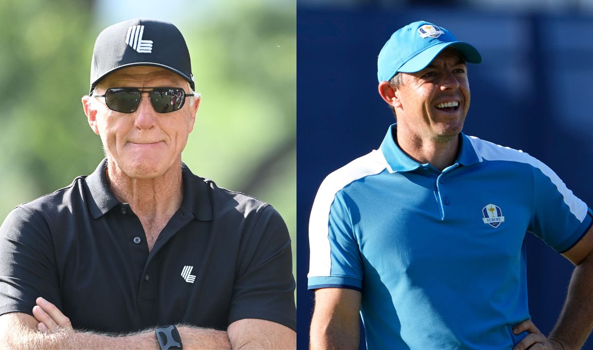 Greg Norman and Rory McIlroy